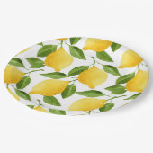 レモン大紙プレート ペーパープレート (アングル)