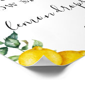 レモン当てクイズゲーム看板 ポスター (角)