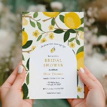 レモン彼女は彼女のメイン絞りブライダルシャワーを見つけた