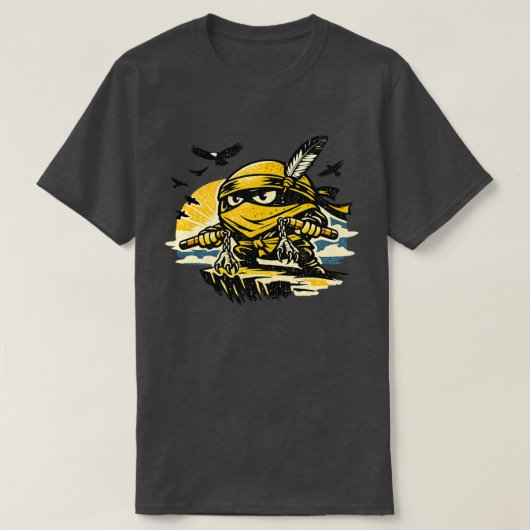 レモン忍者 — 空の番人 Tシャツ (デザイン正面)