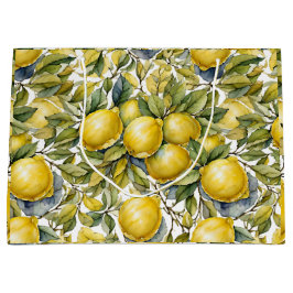 レモン抱き枕 ラージペーパーバッグ