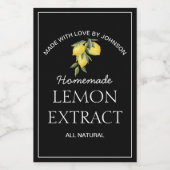 レモン抽出ラベル ワインラベル (シングルラベル)