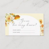 レモン推測キスブライダルゲームエンクロージャの数 エンクロージャーカード (正面)