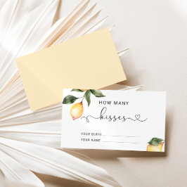 レモン推測キスブライダルゲーム エンクロージャーカード