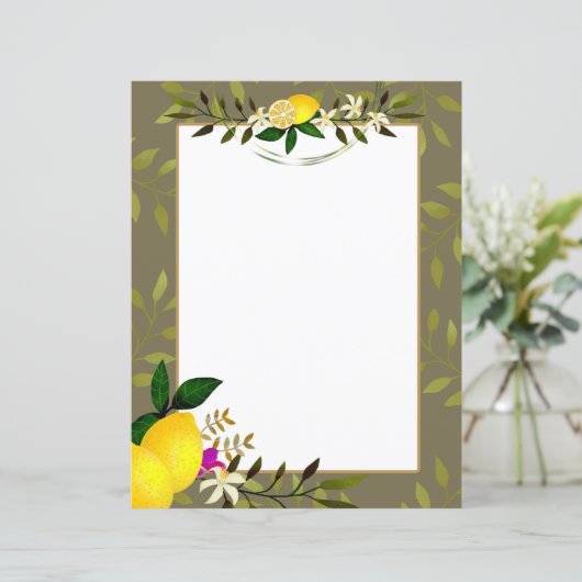 レモン文房具紙 (スタンド正面)