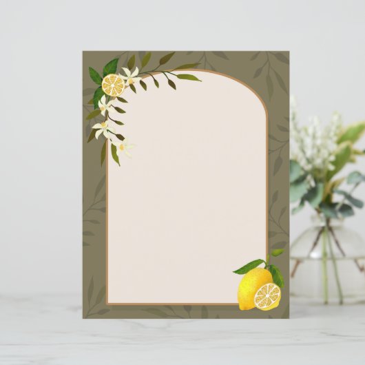 レモン文房具紙 (スタンド正面)