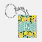 レモン日モチーフアクア キーホルダー (正面左)