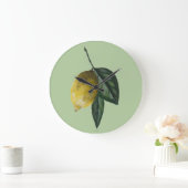 レモン時計 ラージ壁時計 (ホーム)