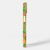 レモン果柄イエローピーチピンク Case-Mate iPhoneケース (裏面 / 右)