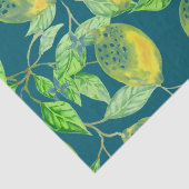 レモン果柄黄緑色 薄葉紙 (詳細)