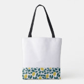 レモン柄トートバッグ Squeeze the Day Lemon トートバッグ (裏面)