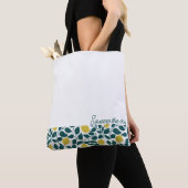 レモン柄トートバッグ Squeeze the Day Lemon トートバッグ (クローズアップ)