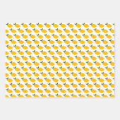 レモン柄 かわいい オーダーメイド ブライズシャワー 誕生日 ラッピングペーパーシート (正面2)