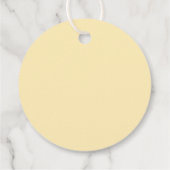 レモン柑橘系の誕生日パ感謝していーティー フェイバータグ (裏面)