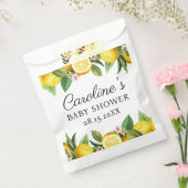 レモン柑橘系ベビーシャワー フェイバーバッグ (封をした状態)