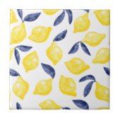 レモン柑橘系水地中海の色 タイル (正面)