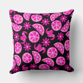 レモン柑橘類サマーレモネードシェフ クッション (裏面)