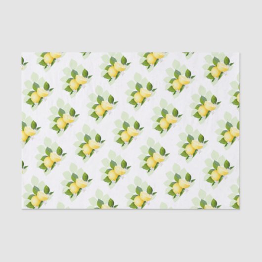 レモン柑橘類フルーツ可食性 薄葉紙 (正面)