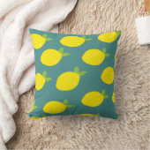 レモン柑橘類型ピロー クッション (ブランケット)