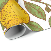 レモン植物性シームレスパターン ラッピングペーパー (ロールコーナー)