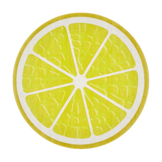 レモン様式の果物切れ カッティングボード (正面)