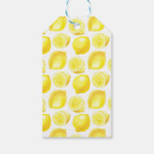レモン模様デザイン ギフトタグ (裏面)