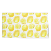 レモン模様デザイン 枕カバー (裏面-左)