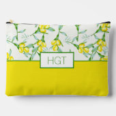 レモン模様モノグラム アクセサリーポーチ (正面)