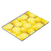 レモン模様2 ノートブック (左側)