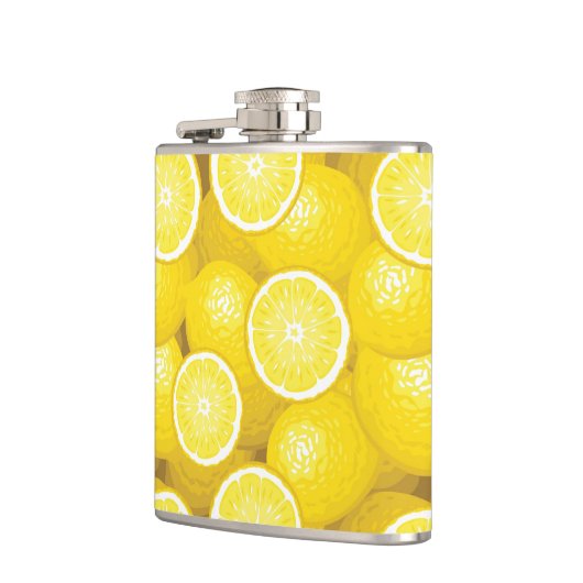 レモン模様2 フラスク (左)