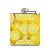 レモン模様2 フラスク (裏面)