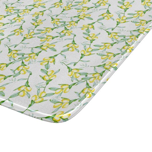 レモン模様 カッティングボード (角)