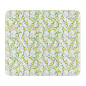 レモン模様 カッティングボード (正面)