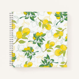 レモン模様 ノートブック