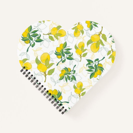 レモン模様 ノートブック (正面)