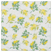 レモン模様 ファブリック (クローズアップ)