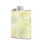 レモン模様 フラスク (左)
