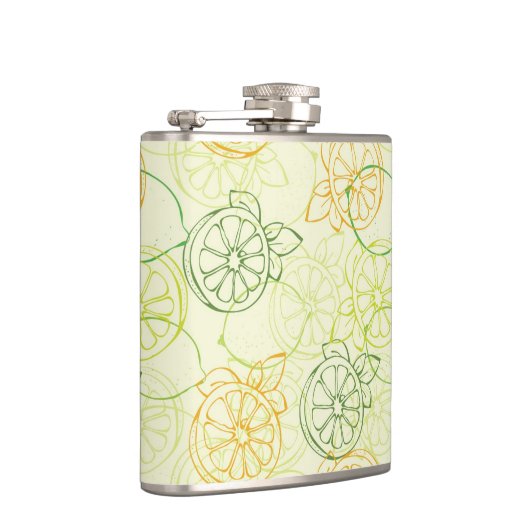レモン模様 フラスク (右)