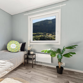 レモン水の色のパタシンプルーン ラウンドクッション