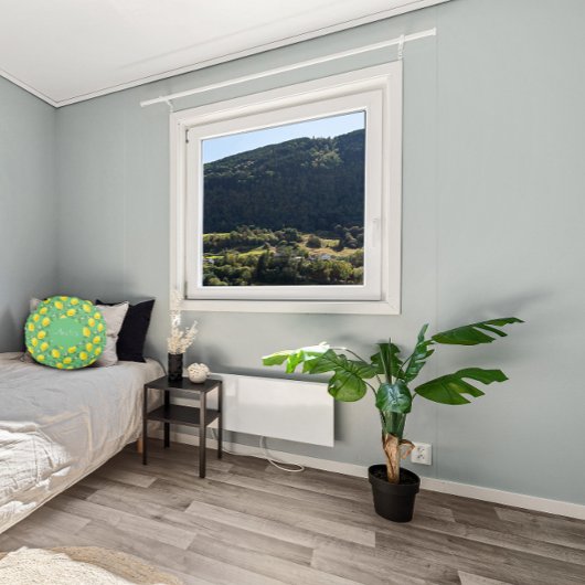 レモン水の色のパタシンプルーン ラウンドクッション