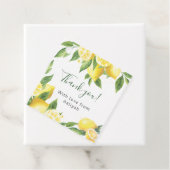 レモン水彩の感謝 フェイバータグ (インサイチュ)