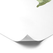 レモン水彩ウェルカム結婚前祝賀会看板 ポスター (角)