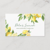レモン水色 名刺 (正面)