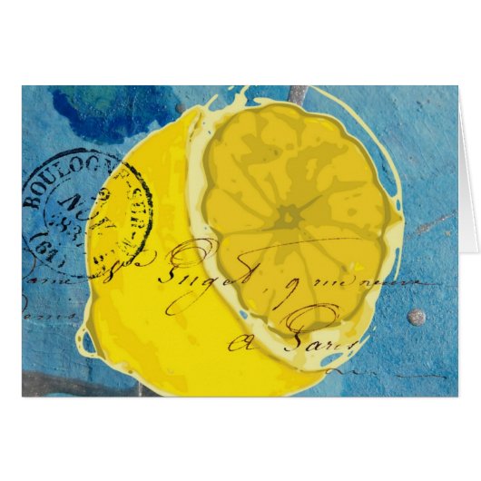 レモン混合メディア (正面横)