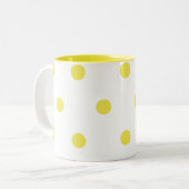 レモン点 ツートーンマグカップ (正面左)