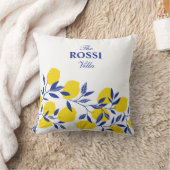 レモン熱帯トスカ地中海のナ クッション (ブランケット)