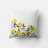 レモン熱帯トスカ地中海のナ クッション (裏面)