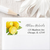 レモン甘いレモン緑色の黄色 ラベル (インサイチュ)