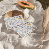 レモン男の赤ちゃんギフト登録詳細 エンクロージャーカード