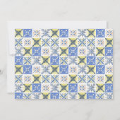 レモン畑の写真イタリア地方の結婚式 セーブザデート (裏面)